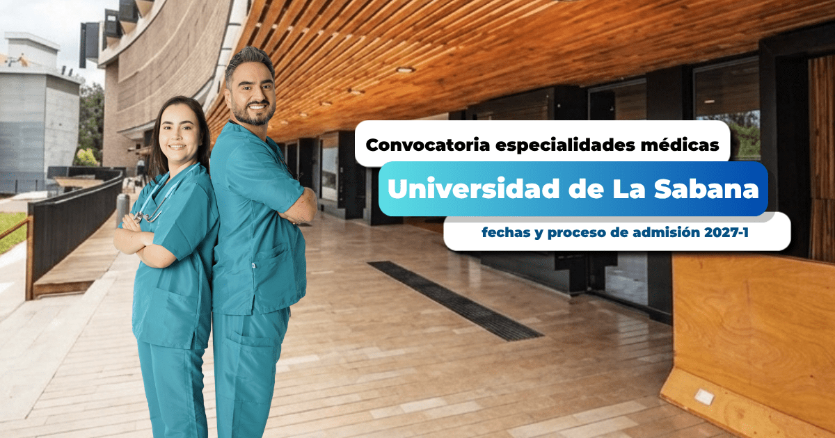 Convocatoria especialidades médicas La Sabana 2027-1