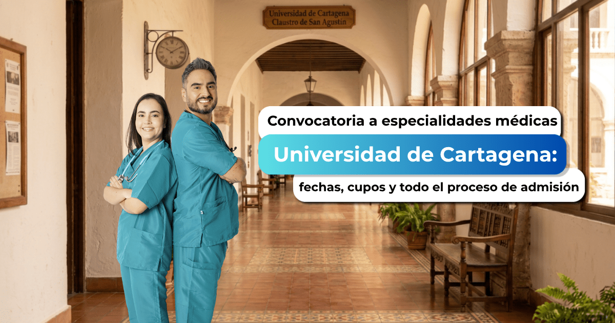Convocatoria especialidades médicas U. de Cartagena 2026