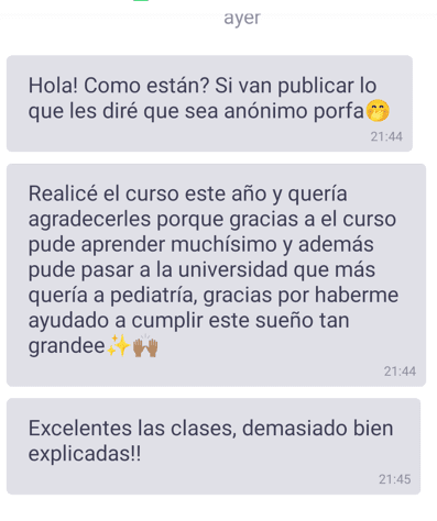 Testimonio