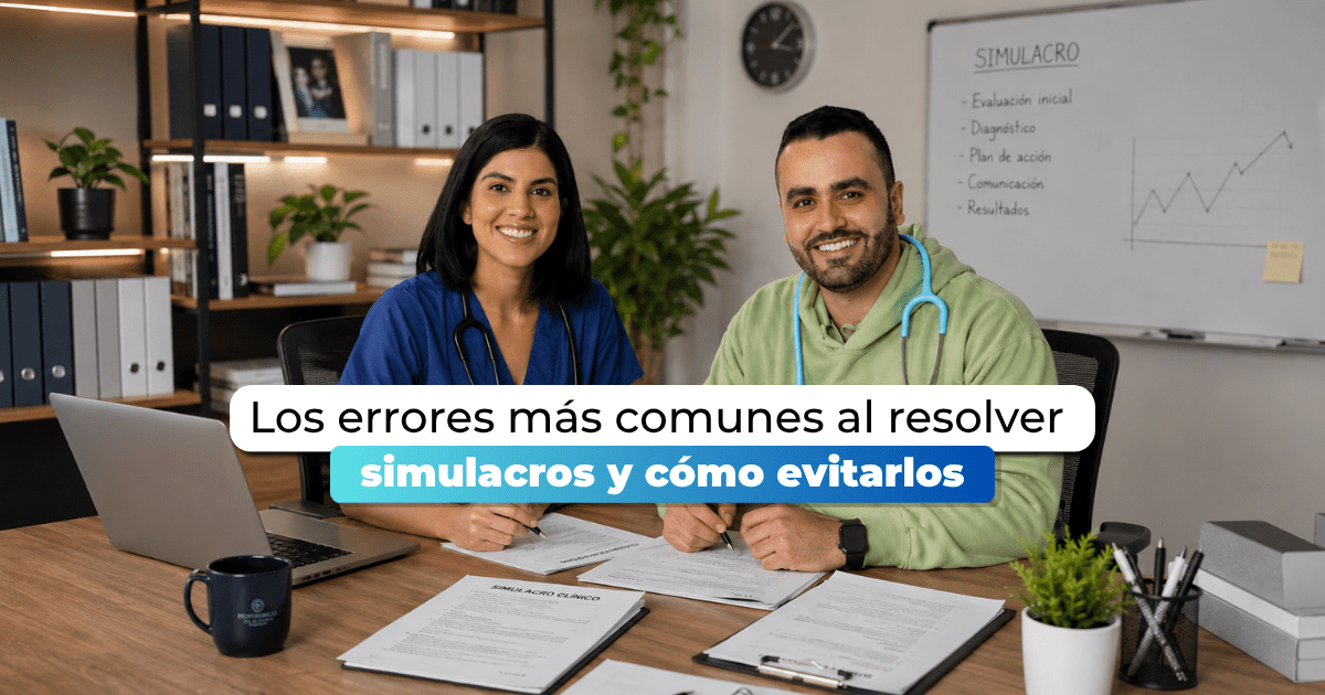  Errores comunes en simulacros de especialidades médicas