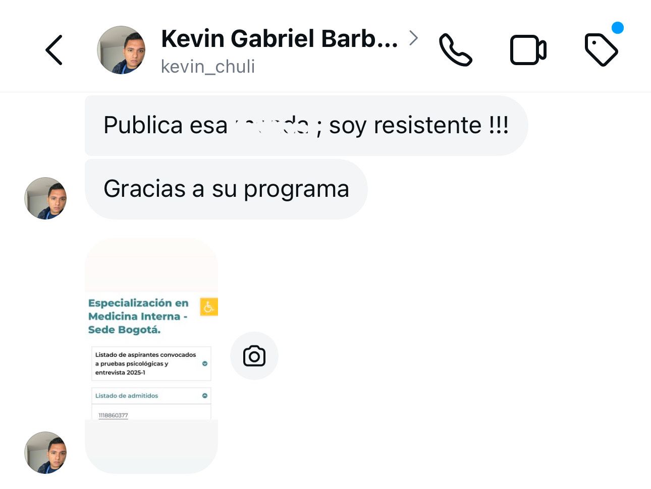 Testimonio