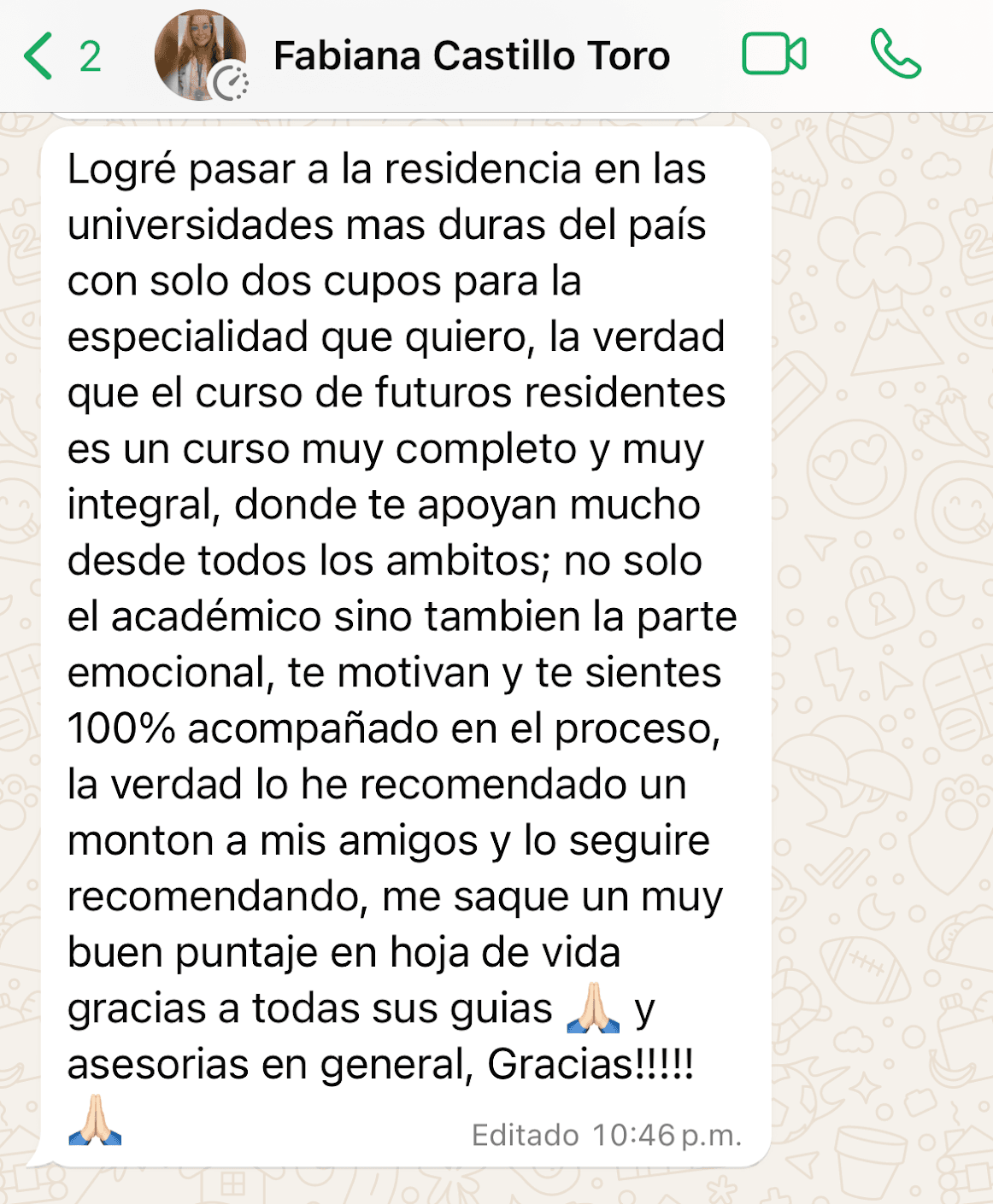 Testimonio