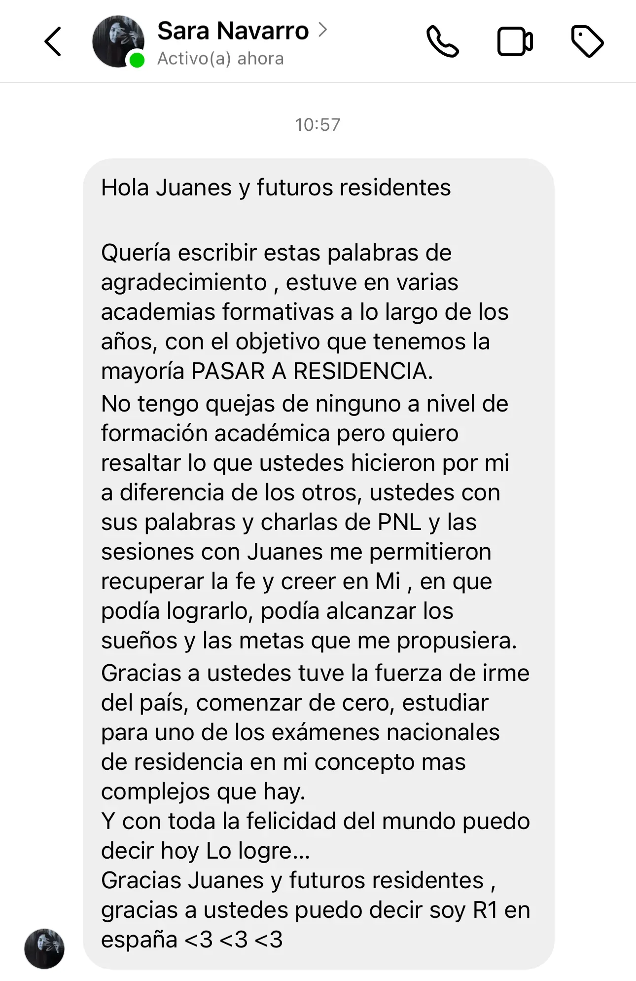 Testimonio
