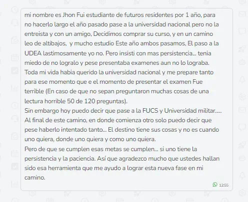 Testimonio